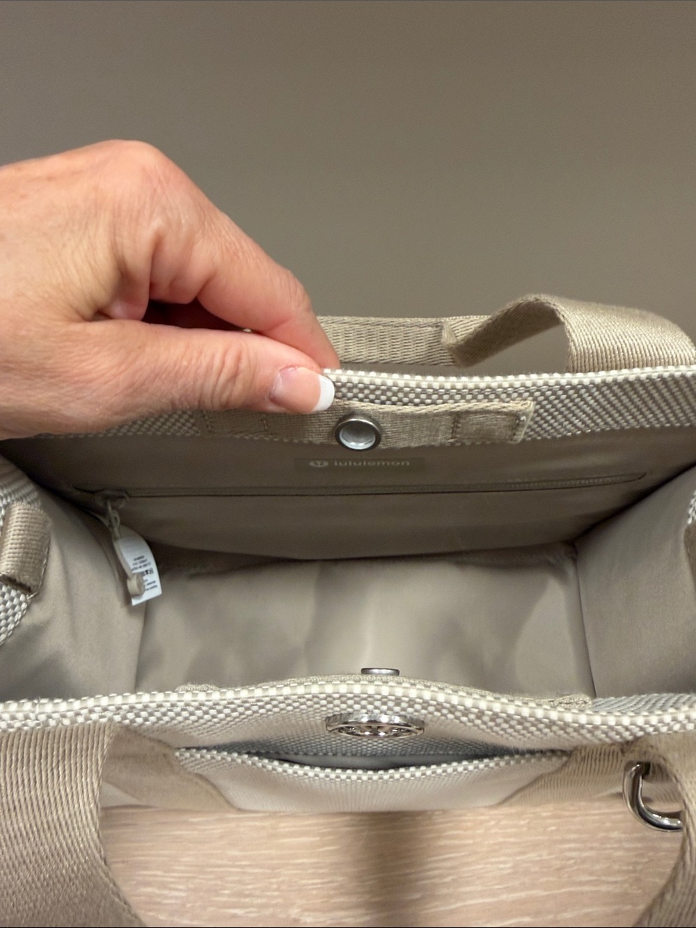 Lululemon Two tone canvas tote bag mini 4.5L - Picture 5 of 5